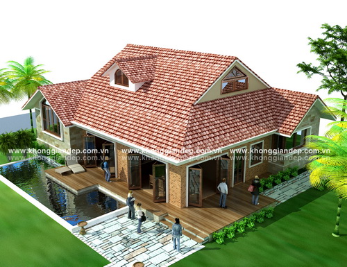 Biệt thự vườn cho gia đình&nbsp;Việt