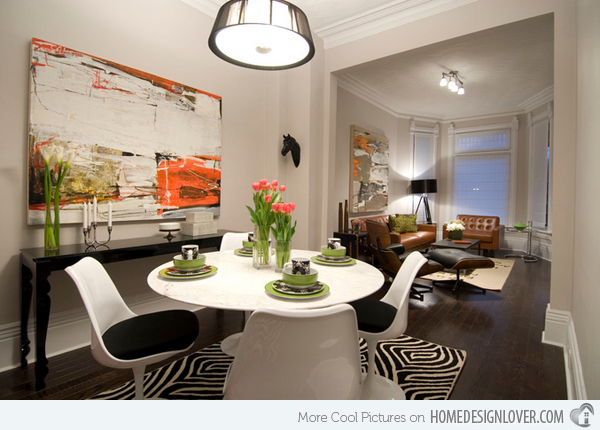 Bàn ghế xinh cho phòng ăn&nbsp;nhỏ