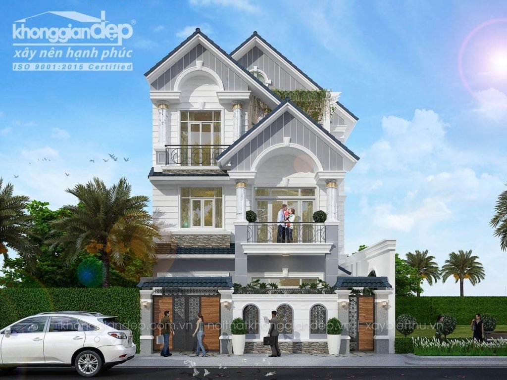 Sắc trăng tinh khôi cho ngôi biệt thự Thuần&nbsp;Khiết