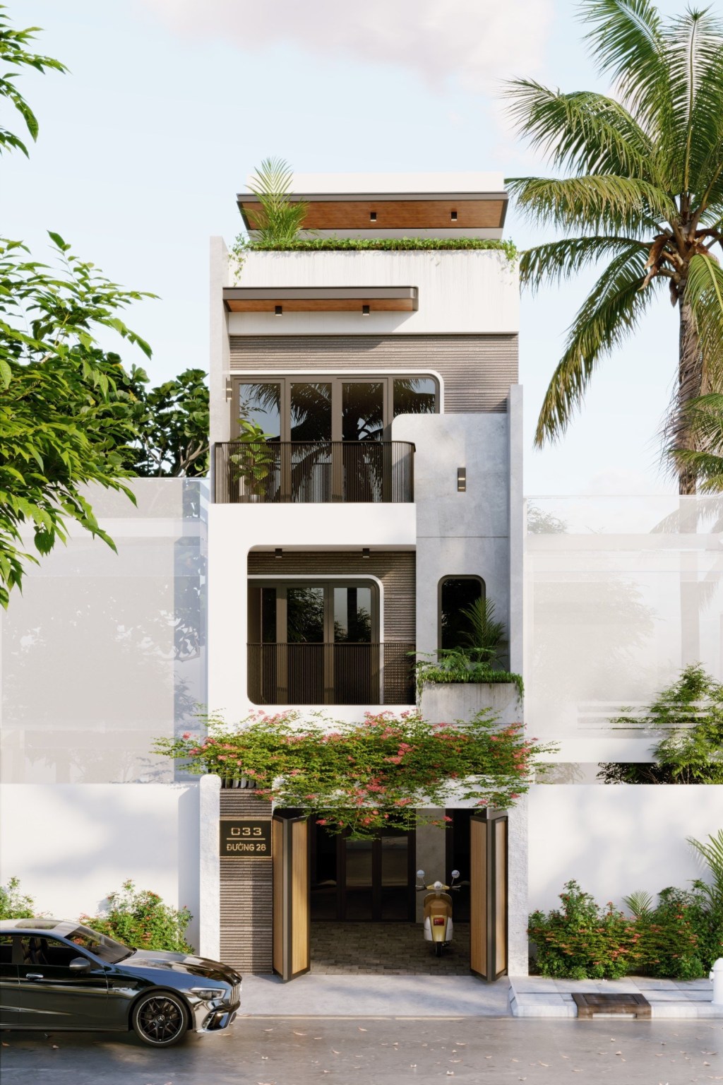 Mẫu Thiết kế Nhà Phố Hiện đại, khu tên Lửa, Quận Bình&nbsp;Tân