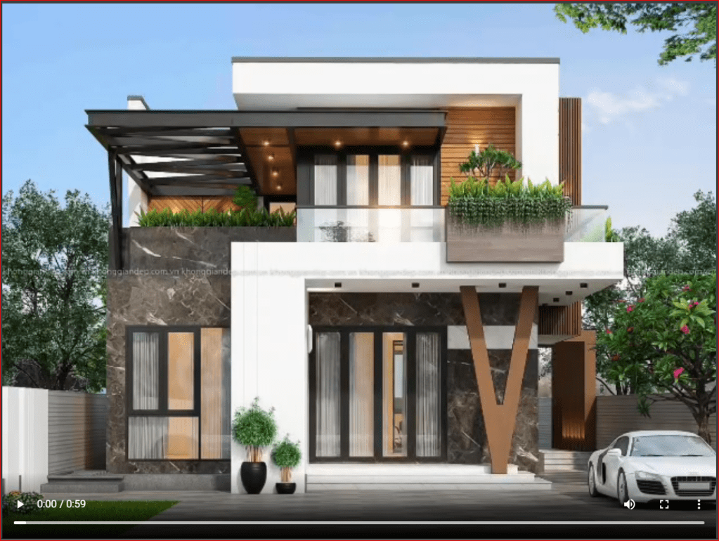 Thiết kế Biệt thự hiện đại – tại Bình&nbsp;Dương