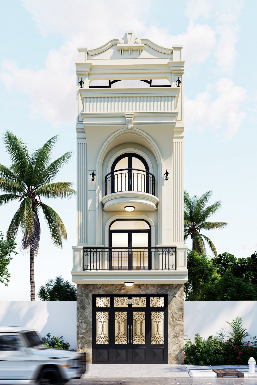 Nhà phố phong cách Tân Cổ&nbsp;Điển