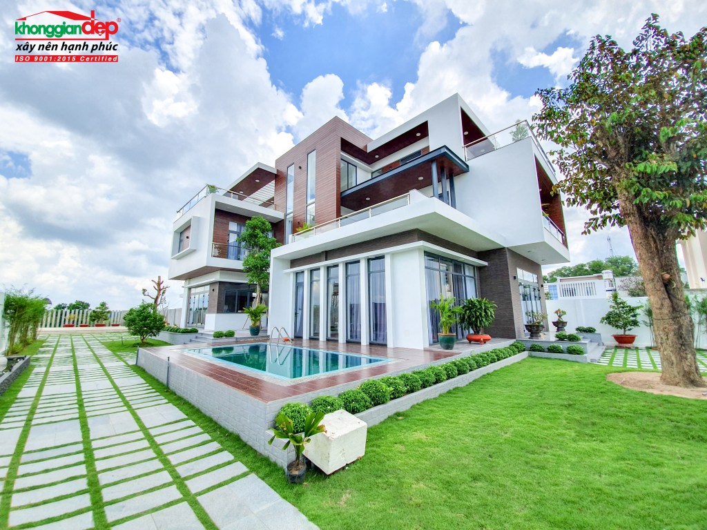 [HÌNH ẢNH THỰC TẾ]  CÔNG TRÌNH BIỆT THỰ HIỆN&nbsp;ĐẠI